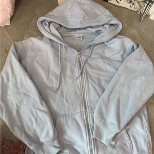 PINK Victoria's Secret Soft Blue Hoodie